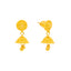 22K Yellow Gold Jhumki Earrings (5.7gm)