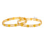 22K Yellow Gold Kids Bangle Set of 2 (18gm)
