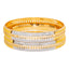 22K Yellow Gold Kids Bangle Set of 2 (14.3gm)