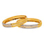 22K Yellow Gold Kids Bangle Set of 2 (14.3gm)