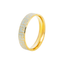 22K Yellow & White Gold Wedding Band Ring (6.6 grams)