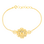 22K Yellow Gold Flora Motif Bracelet (3.8 grams)