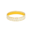 22K Yellow & White Gold Wedding Band Ring (6.6 grams)