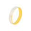 22K Yellow & White Gold Wedding Band Ring (6.6 grams)
