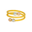 22K Multi-Tone Gold Beaded Ring (3.3 grams)