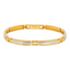 22K Multi-Tone Gold Link Bracelet (9.7 grams)