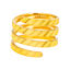 22K Yellow Gold Spiral Ring (7.5 grams)
