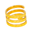 22K Yellow Gold Spiral Ring (7.5 grams)