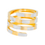 22K Multi-Tone Gold Spiral Ring (9.7 grams)