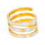 22K Multi-Tone Gold Spiral Ring (9.7 grams)
