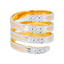 22K Multi-Tone Gold Spiral Ring (7.5 grams)