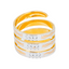 22K Multi-Tone Gold Spiral Ring (7.5 grams)