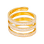 22K Multi-Tone Gold Spiral Ring (8.2 grams)