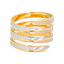 22K Multi-Tone Gold Spiral Ring (7.2 grams)