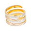 22K Multi-Tone Gold Spiral Ring (7.2 grams)