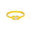 22K Yellow Gold & CZ Ring (1.5 grams)