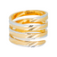 22K Multi-Tone Gold Spiral Ring (11.8 grams)