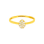 22K Yellow Gold & CZ Ring (1.1 grams)