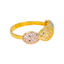 22K Multi-Tone Gold Turkish Ring (1.6 grams)