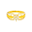 22K Yellow Gold & CZ Ring (3 grams)