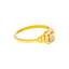 22K Yellow Gold & CZ Ring (1.5 grams)