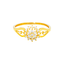 22K Yellow Gold & CZ Ring (1.3 grams)