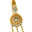 22K Yellow Gold Necklace Set w/ Kundan, Emerald, and Ruby (71.3gm)