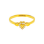 22K Yellow Gold & CZ Ring (2.1 grams)