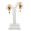 22K Yellow Gold Necklace Set w/ Kundan, Emerald, and Ruby (71.3gm)