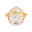 22K Multi-Tone Gold Filigree Ring (2.1 grams)