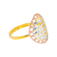 22K Multi-Tone Gold Filigree Ring (2.1 grams)
