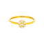 22K Yellow Gold & CZ Ring (1.2 grams)