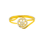 22K Yellow Gold and CZ Ring (1.6 grams)