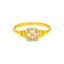 22K Yellow Gold and CZ Ring (1.5 grams)