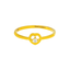 22K Yellow Gold and CZ Ring (1.2 grams)