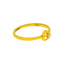 22K Yellow Gold and CZ Ring (1.2 grams)