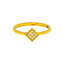 22K Yellow Gold and CZ Ring (1.3 grams)