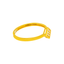 22K Yellow Gold and CZ Ring (1.3 grams)