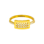 22K Yellow Gold and CZ Ring (2.4 grams)