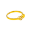 22K Yellow Gold and CZ Ring (2.2 grams)