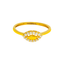 22K Yellow Gold and CZ Ring (1.2 grams)