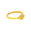 22K Yellow Gold and CZ Ring (1.2 grams)