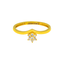 22K Yellow Gold and CZ Ring (1.3 grams)