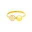 22K Yellow Gold and CZ Ring (2.1 grams)