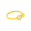 22K Yellow Gold and CZ Ring (2.1 grams)