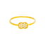22K Yellow Gold and CZ Ring (1.3 grams)