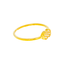 22K Yellow Gold and CZ Ring (1.3 grams)