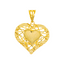 22K Yellow Gold Filigree Pendant (2.1 grams)