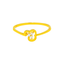 22K Yellow Gold & CZ Ring (1.2 grams)