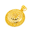 22K Yellow Gold Filigree Pendant (2.8 grams)